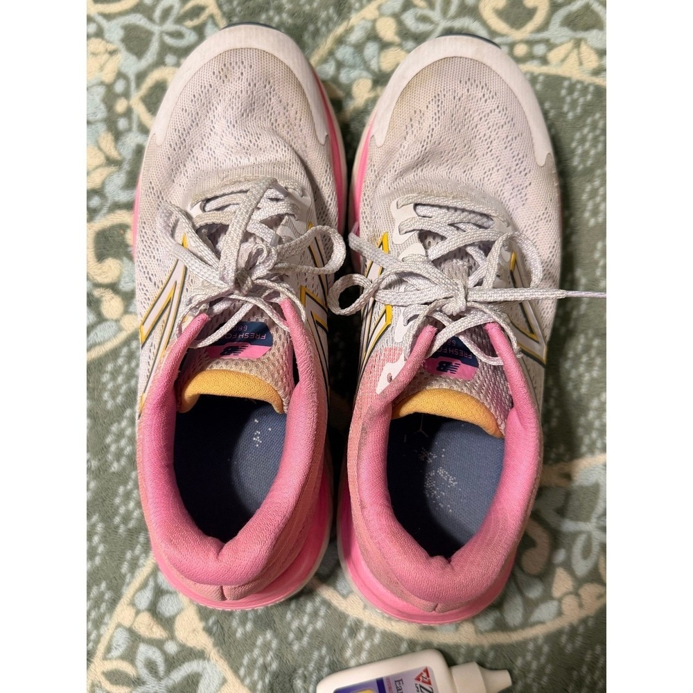 New Balance Fresh Foam 680 v7 Womens Running Shoes Pink White W680GP7 Size 9